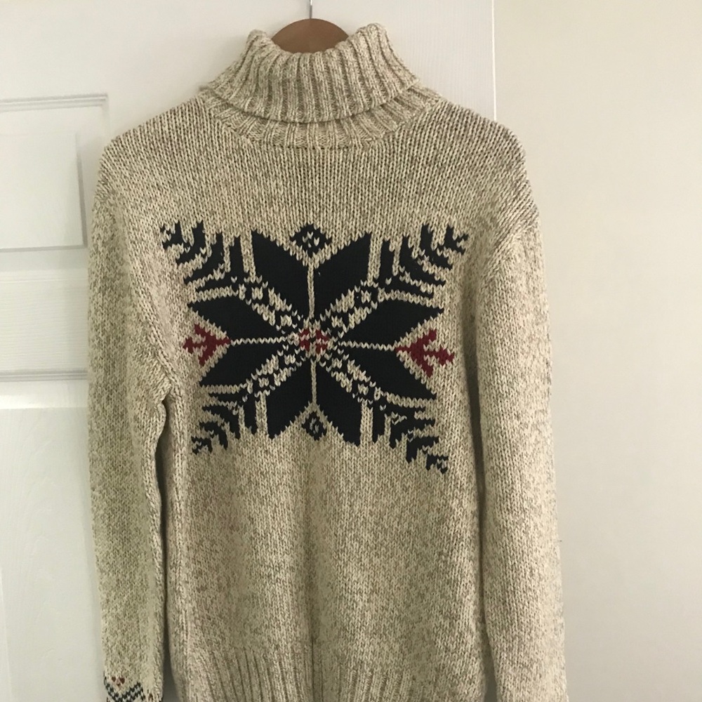 Sweater..turtleneck.  Ralph Lauren